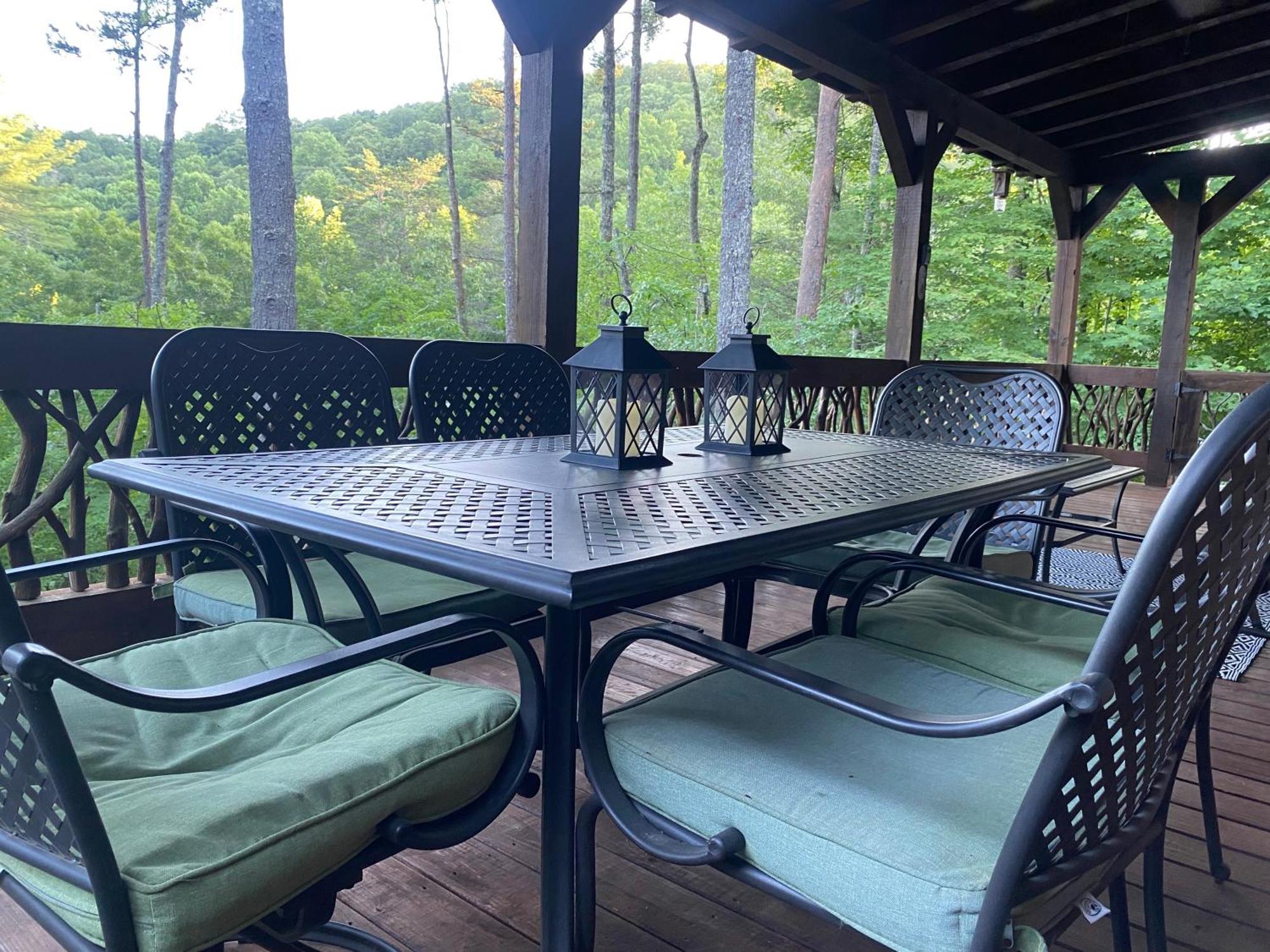 The Cozy Lazy Laurel With Year-Round Mountain Views, Hot Tub, Fire Pit Villa Cherry Log Bagian luar foto